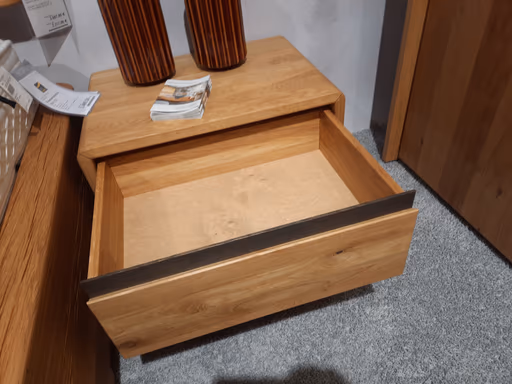 Balkenbett mit 2 Nachtkosolen BALTIMORE